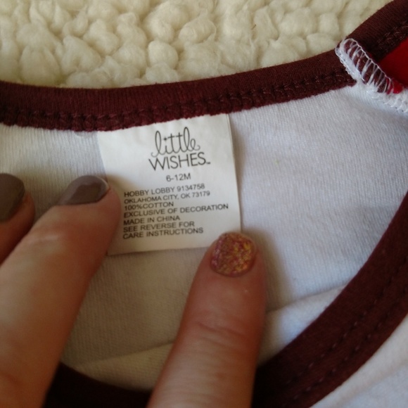 Little Wishes Football Turkey Raglan - Picture 2 of 3